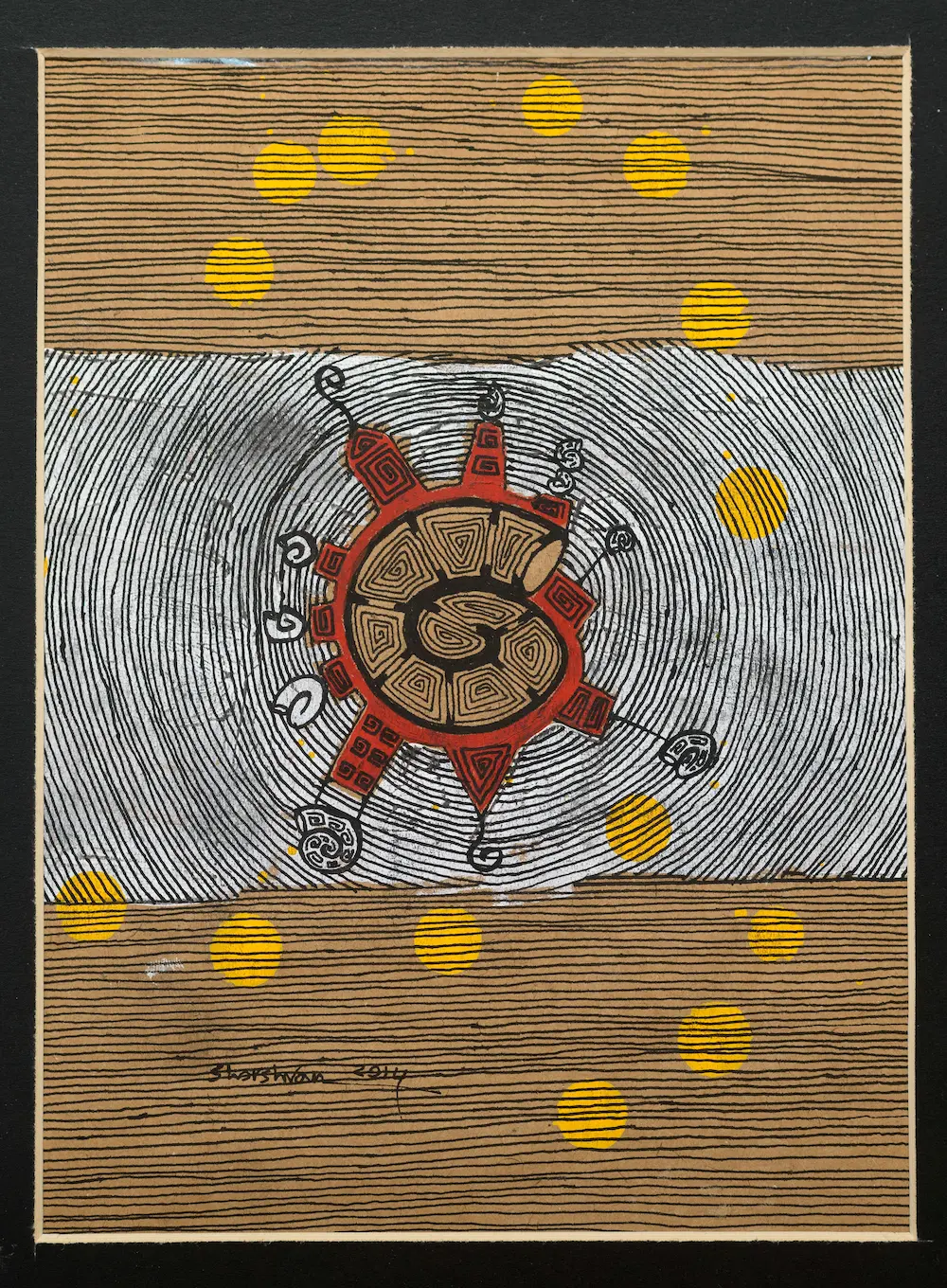 Village Sun Artwork by Shorshvan